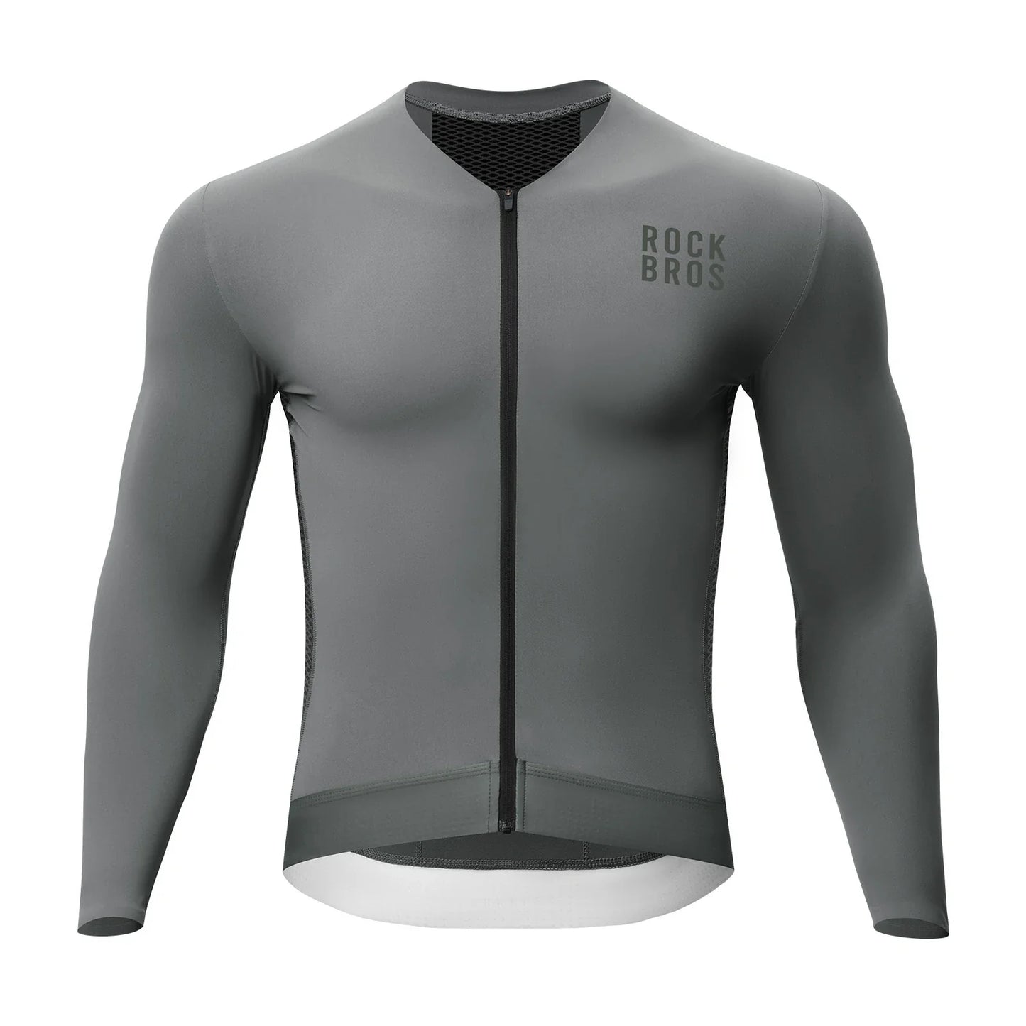 Fahrradtrikot Radtrikot Langarm Herren, Atmungsaktiv und Schnelltrocknend, Elastisches