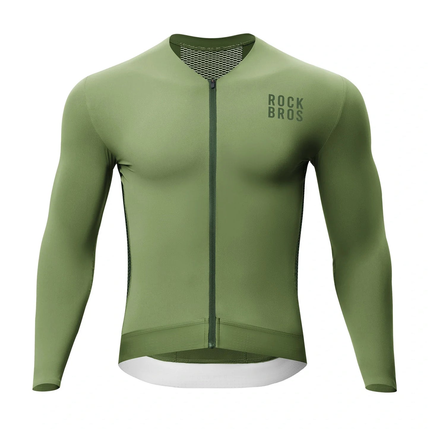 Fahrradtrikot Radtrikot Langarm Herren, Atmungsaktiv und Schnelltrocknend, Elastisches