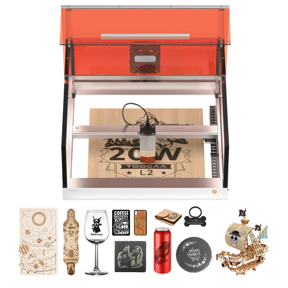 TOOCAA L2 Desktop Laser Engraver &amp; Cutter