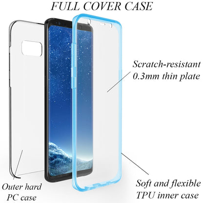 NALIA 360° Hülle für Samsung Galaxy S8 Plus – Vorne & Hinten Schutz – 360GUARD (Full-Body Case) – Marke aus Berlin