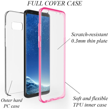 NALIA 360° Hülle für Samsung Galaxy S8 Plus – Vorne & Hinten Schutz – 360GUARD (Full-Body Case) – Marke aus Berlin
