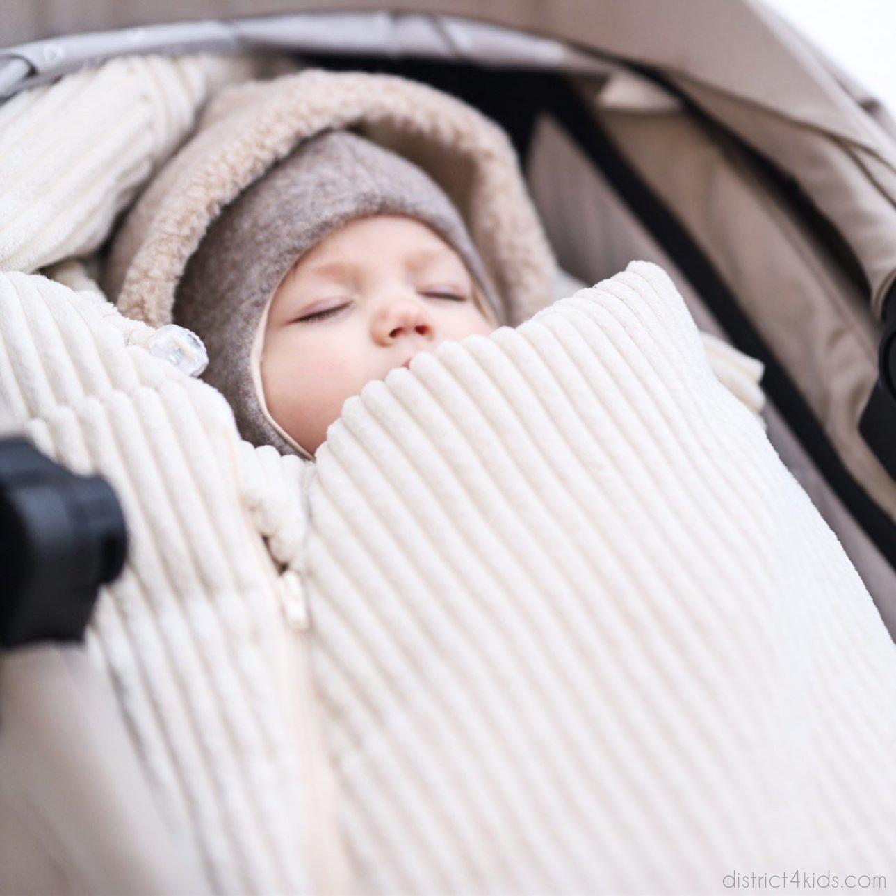 Winterfußsack Cord – warm & stylisch für Kinderwagen & Autoschale