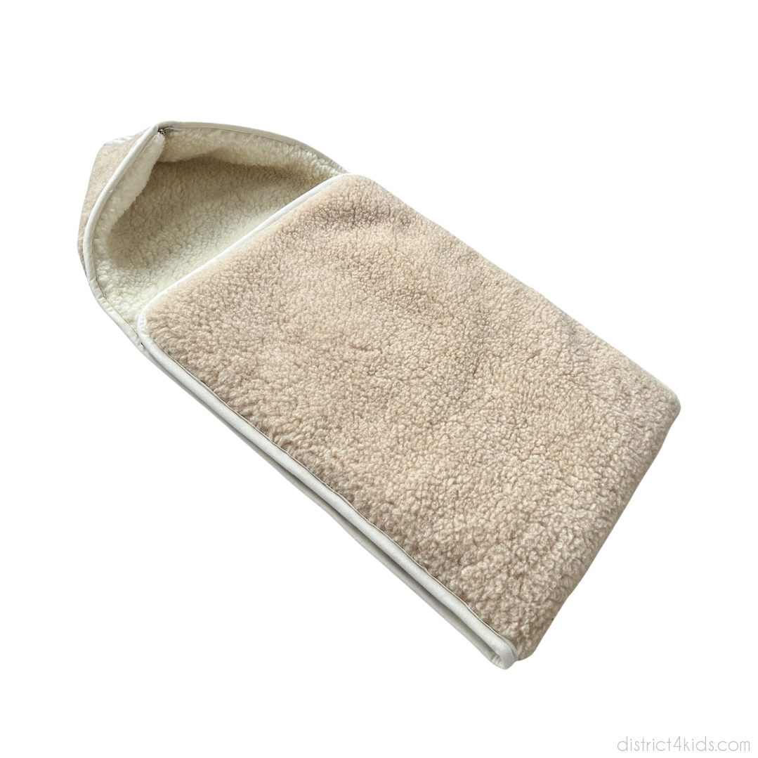 Winterfußsack Schlafsack Merinowolle – für Babywanne & Kinderwagen
