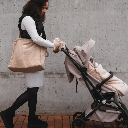 Kinderwagen-Handschuhe Bouclé – warm & kuschelig