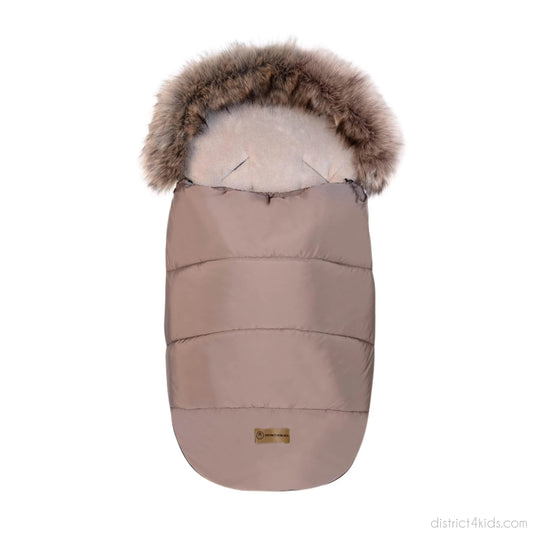 Winterfußsack wasserabweisend mit Fell für Kinderwagen | AUSLAUFMODELL