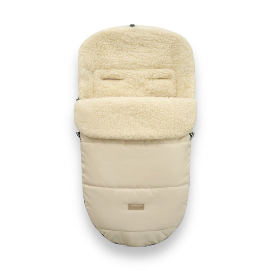Winterfußsack wasserabweisend Innenfutter aus Merinowolle - Kinderwagen