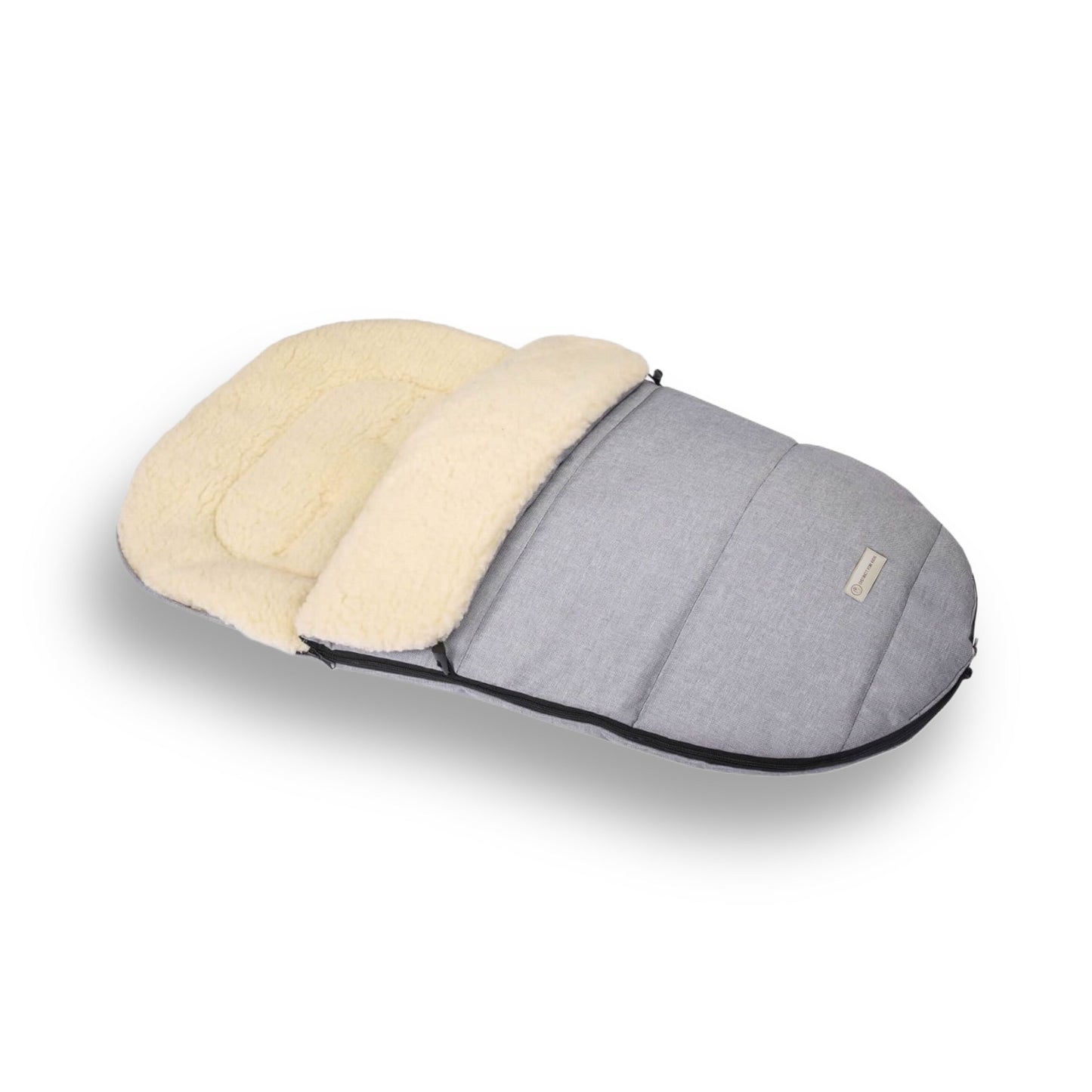 Winterfußsack wasserabweisend Innenfutter aus Merinowolle - Kinderwagen