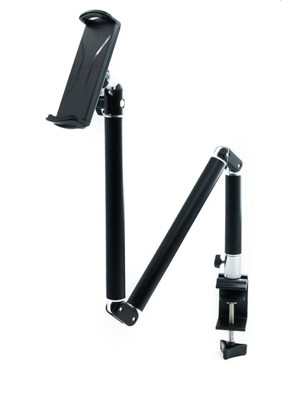 SYSTEM-S table mount 360° rotatable 180° tiltable lockable mount for tablets from 8.0" to 11.0"