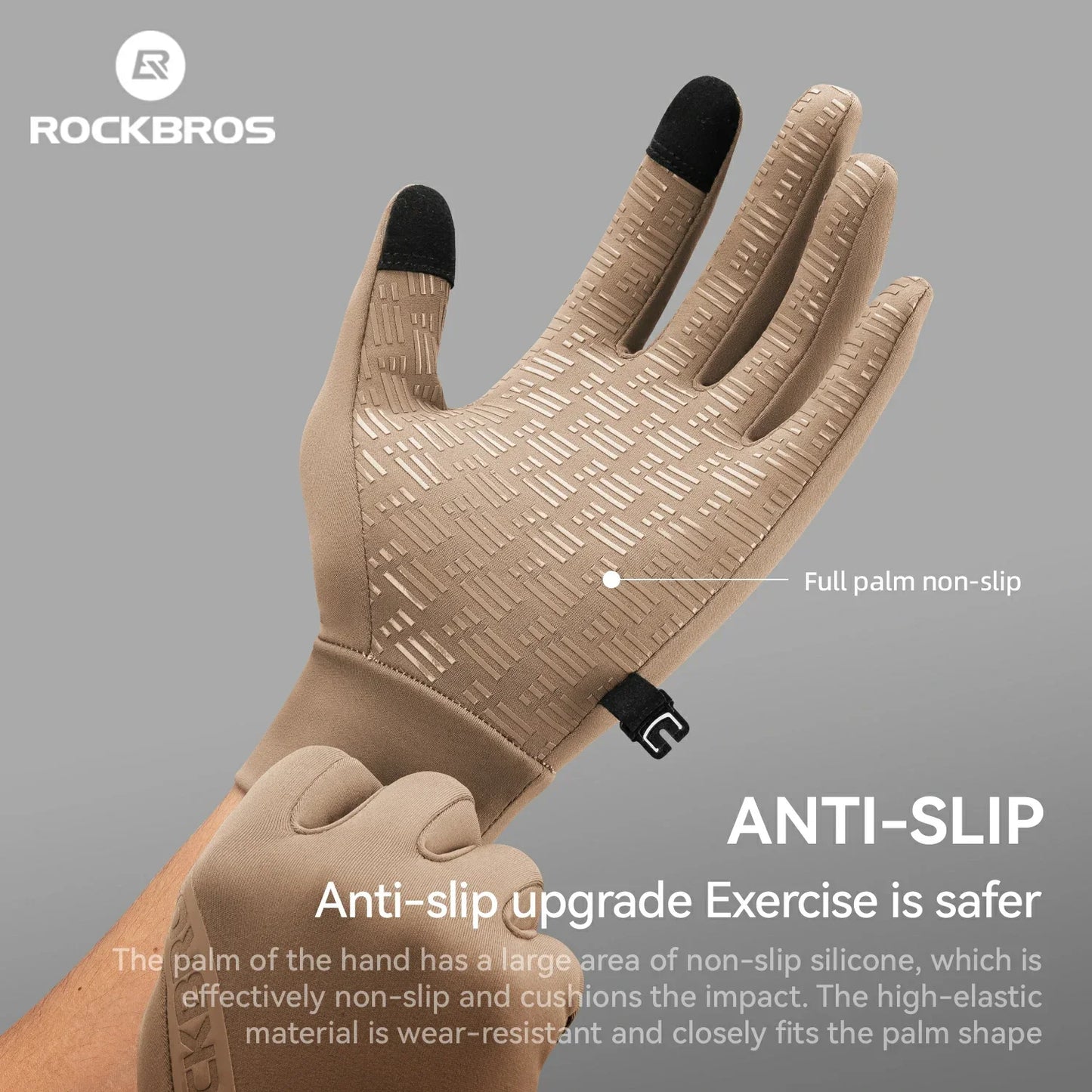 Graphene Winter-Fahrradhandschuhe von 5°C bis 15°C