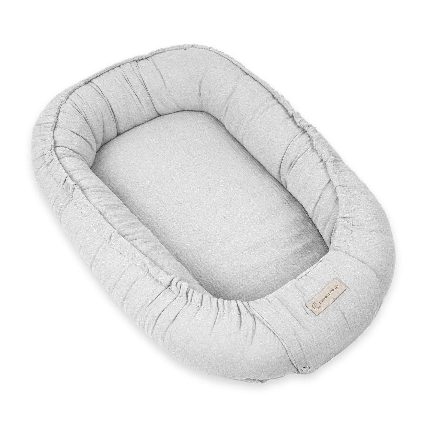 Babynestchen Musselin – Weicher mitwachsender Baby Kokon