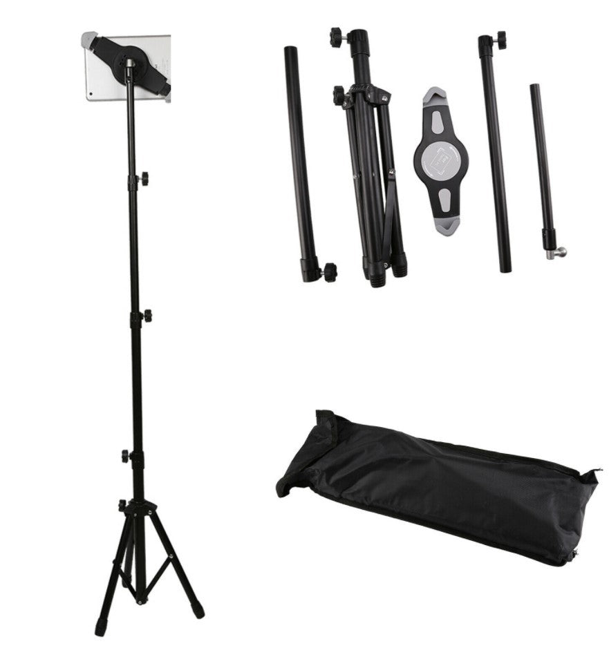 System-S Universaler Boden Ständer Stand Halter für iPad Pro 12.9 Zoll und Tablet PC 10-14.5 Zoll
