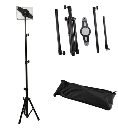 System-S Universaler Boden Ständer Stand Halter für iPad Pro 12.9 Zoll und Tablet PC 10-14.5 Zoll