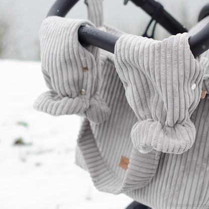 Handschuhe Cord für den Kinderwagen - modern, weich & warm