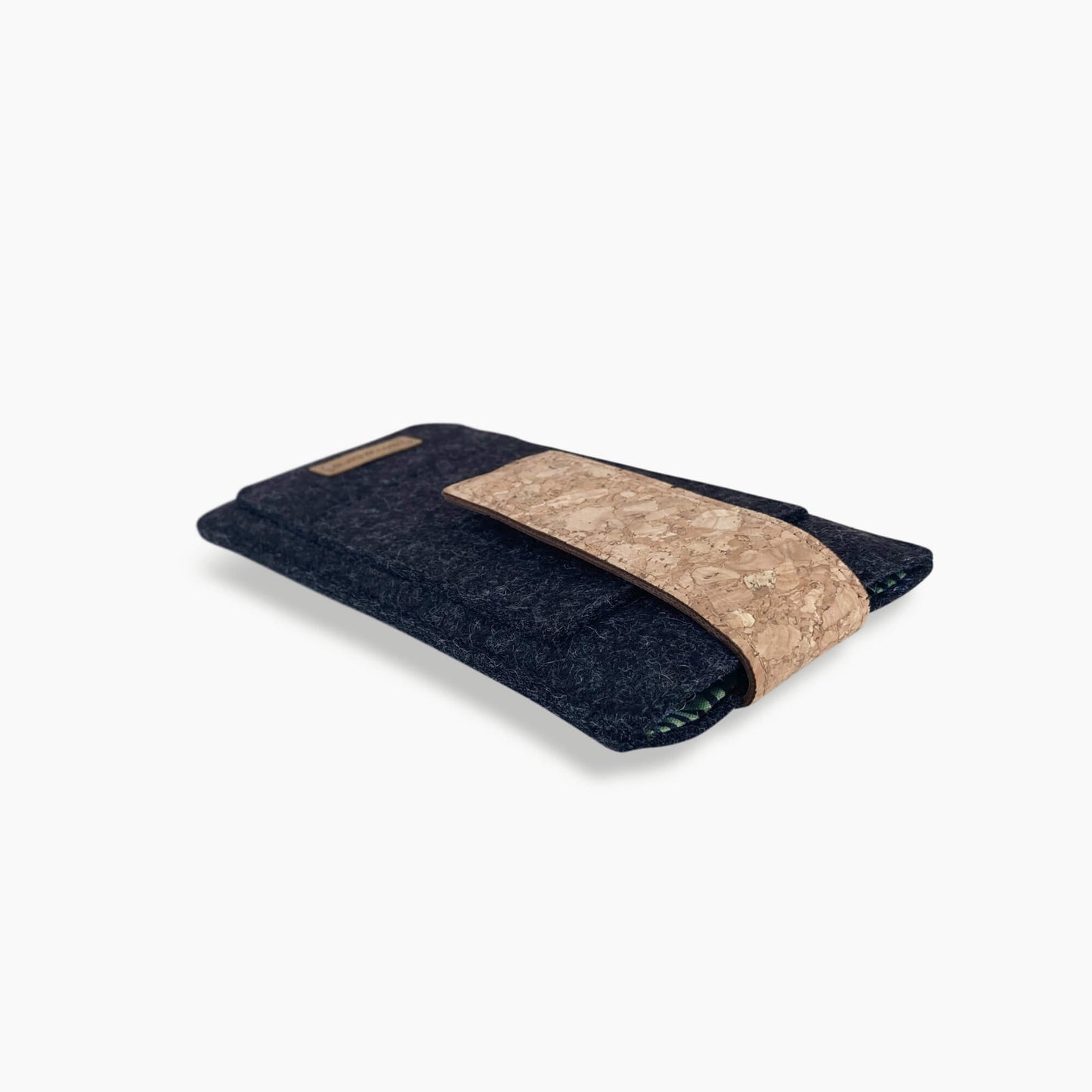 Phone case for Xiaomi Redmi 12 | with magnetic closure and extra compartment | anthracite - Stripes | Model HAKA