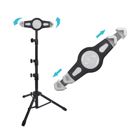 System-S Universaler Boden Ständer Stand Halter für iPad Pro 12.9 Zoll und Tablet PC 10-14.5 Zoll