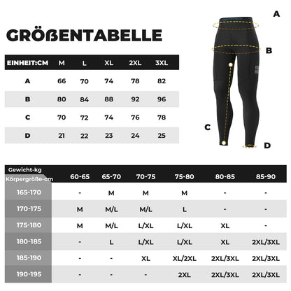 Herren Fahrradhose - 3D Ergonomischer Schnitt, 6H+
