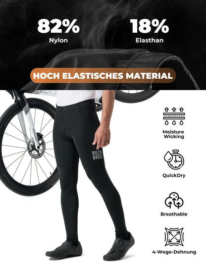 Herren Fahrradhose - 3D Ergonomischer Schnitt, 6H+