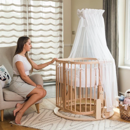 Canopy pole white universal baby bed children's bed cot cradle extra bed