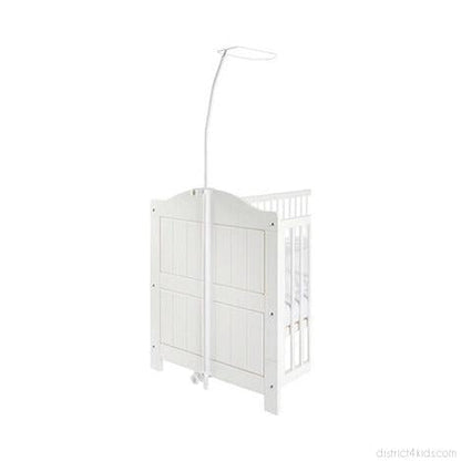 Canopy pole white universal baby bed children's bed cot cradle extra bed