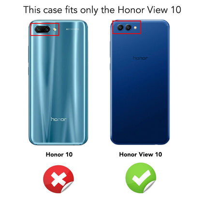 NALIA 360 Grad Handyhülle kompatibel mit Huawei Honor View 10, Full-Cover Schutzglas vorne hinten Hülle Doppel-Schutz, Dünn  Hard-Case Etui Handy-Tasche, Bumper Displayschutz