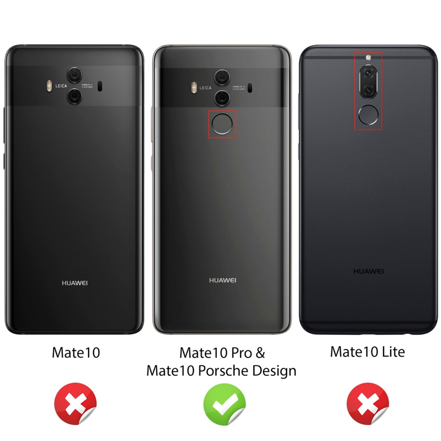 NALIA Silikonhülle für Huawei Mate 10 Pro – Rutschfest & Matt – VORTEX (Gebürstete Optik & Carbon Design) – Marke aus Berlin