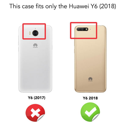 NALIA Ultra Slim Hardcase für Huawei Y6 (2018) – Anti-Fingerabdruck & 0.5mm Dünn – PUREFIT (Matt & Leicht) – Marke aus Berlin