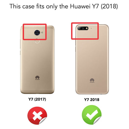 NALIA Ultra Slim Hardcase für Huawei Y7 (2018) – Anti-Fingerabdruck & 0.5mm Dünn – PUREFIT (Matt & Leicht) – Marke aus Berlin