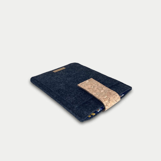 Hülle für Kobo Nia | mit Magnetverschluss und extra Fach | anthrazit - Bloom | Modell "HAKA"