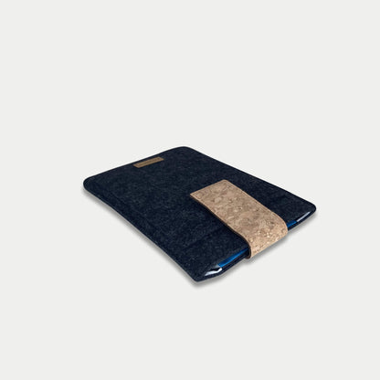 Case for Kobo Libra H2O | with magnetic closure and extra compartment | anthracite - Shapes | Model "HAKA"