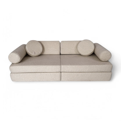 Play sofa teddy fabric Boucle – creative play fun &amp; coziness