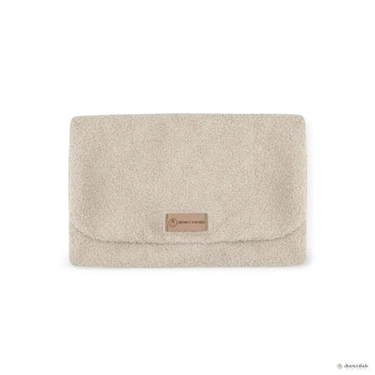 Changing mat teddy fabric bouclé – practical diaper bag for on the go
