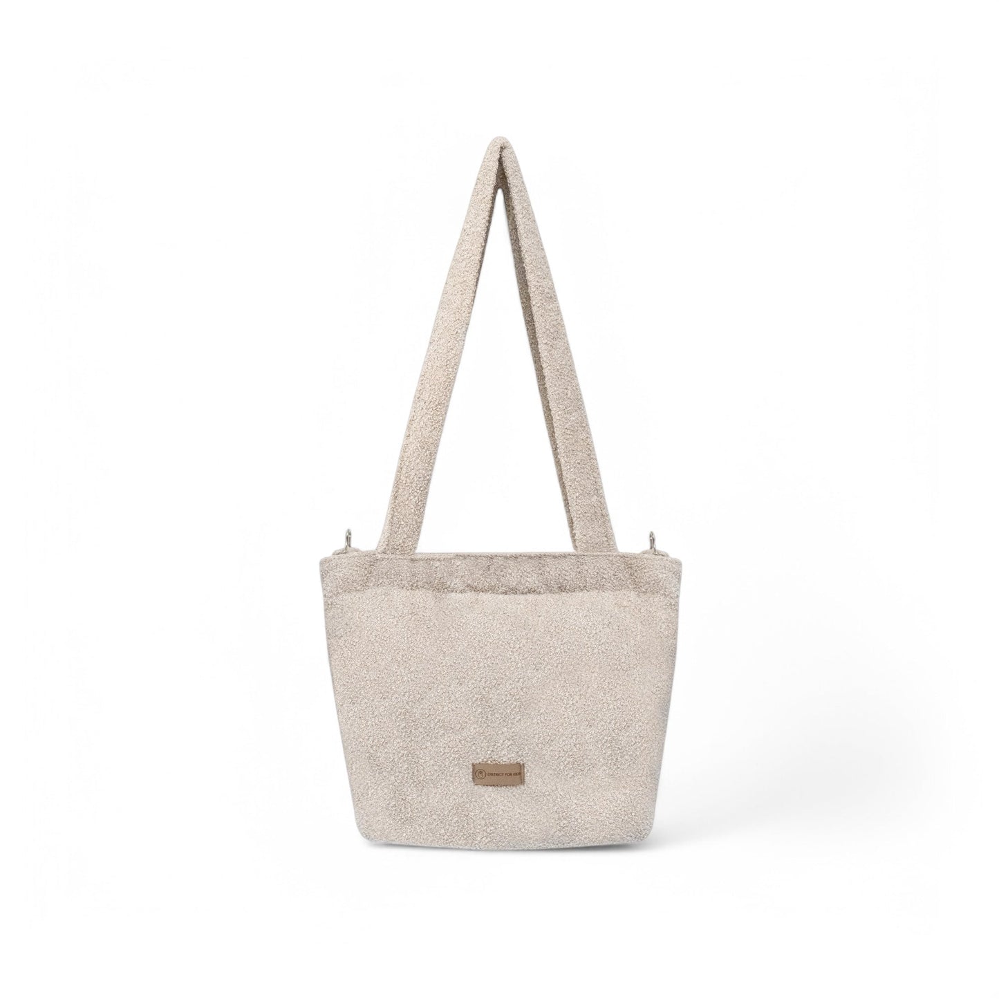 Wickeltasche Boucle Teddystoff für den Kinderwagen - Mom bag