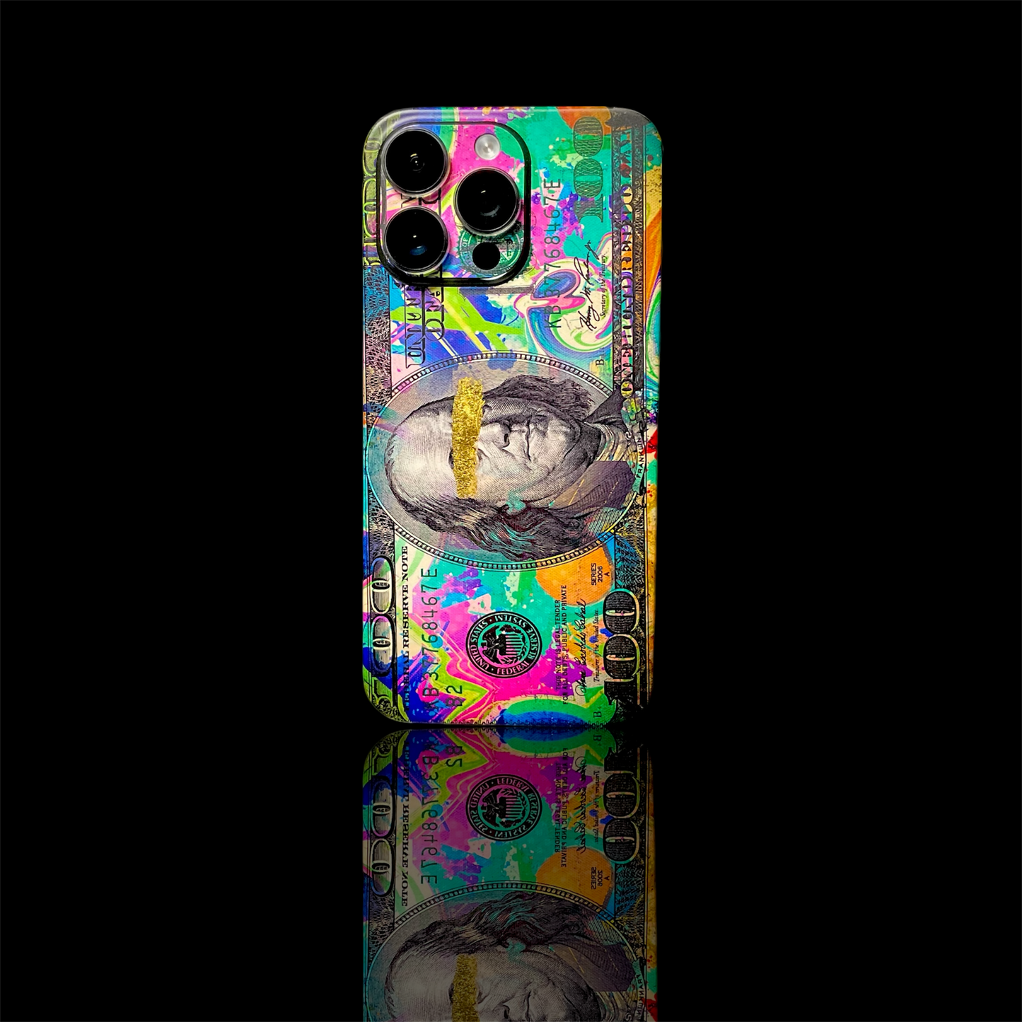 iPhone 16 Pro Max Skin mit 24K Gold Benjamin Matt