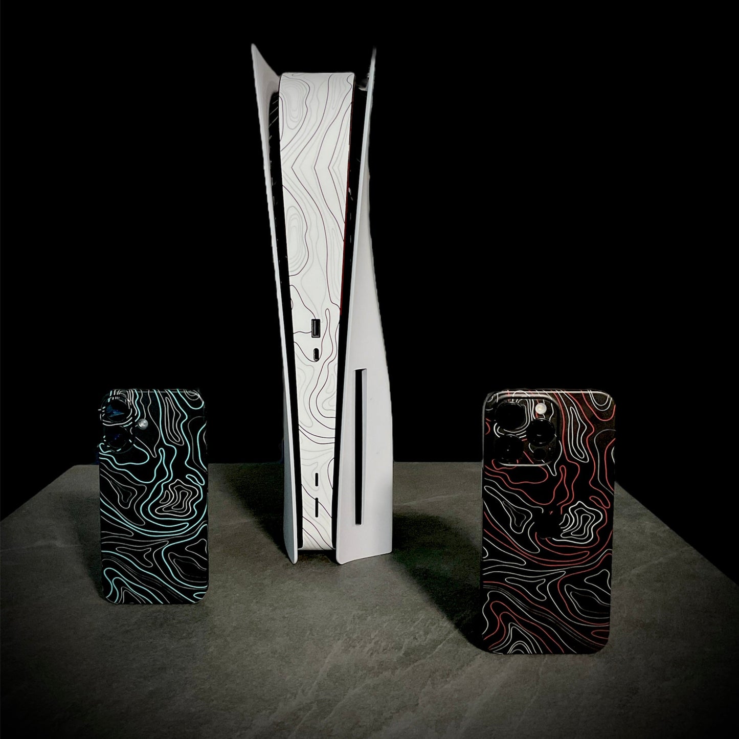 iPhone 16 Pro Max Skin Topo White Matt