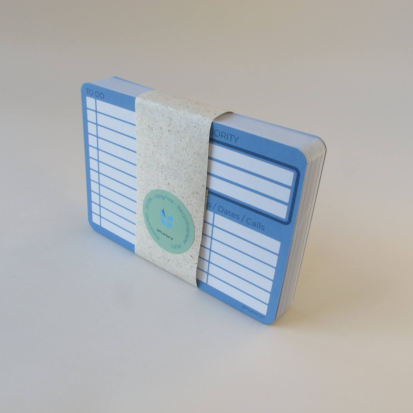 Note cards "ToDo" | 50-pack refill made of recycled paper
