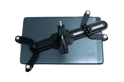 SYSTEM-S Stangen Halterung Befestigung Halter in Schwarz für Tablet von 7" bis 11"