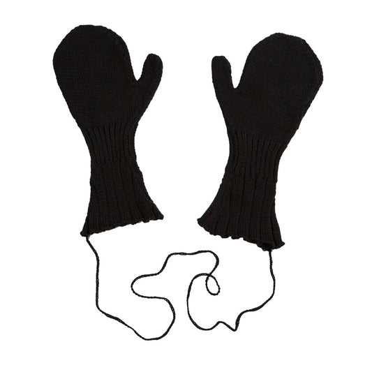 Eho Handgefertigte Vegane Kinderhandschuhe Schwarz