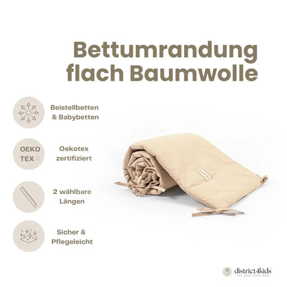 Bettumrandung Baumwolle – Schutz & Komfort