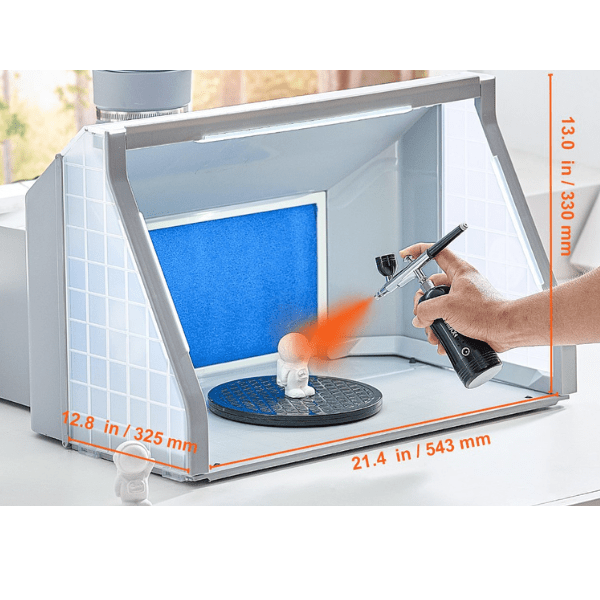 Extraction system airbrush spray booth paint booth 9m³/min