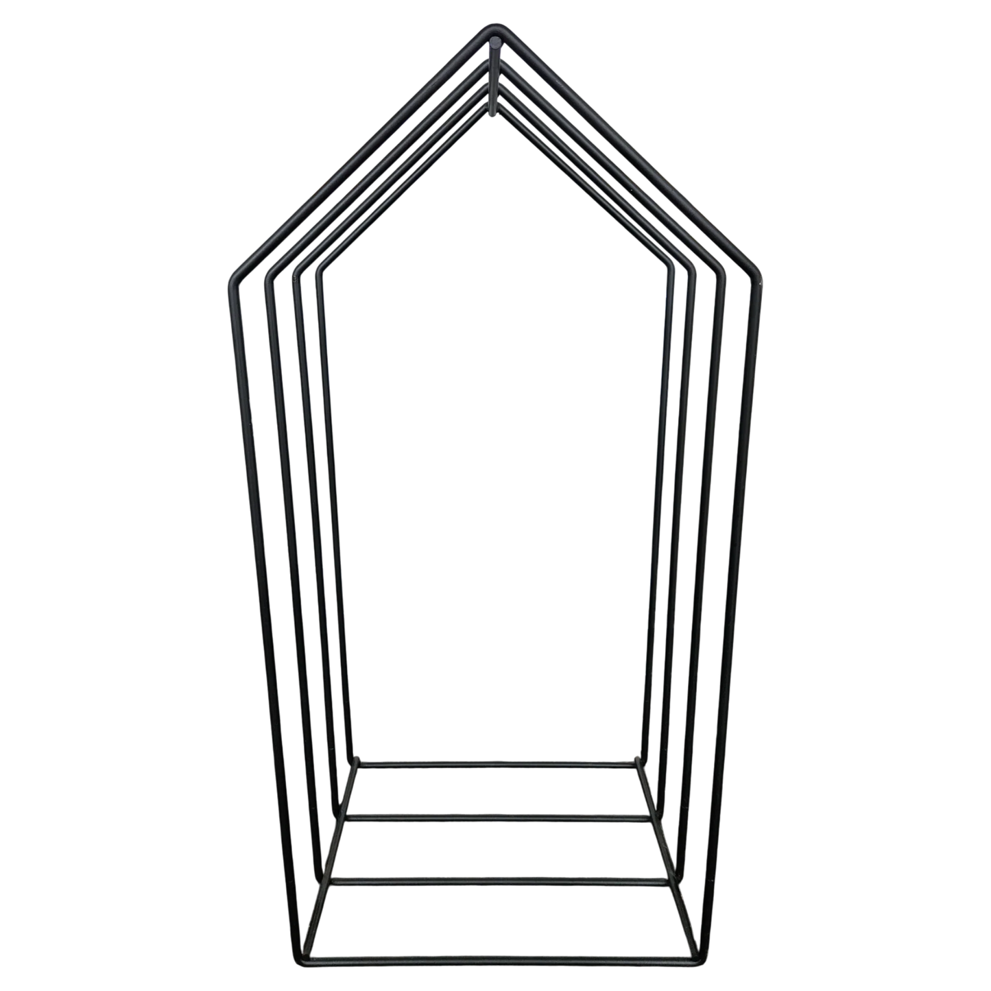 Kaminholzregal Kaminregal Holzregal schwarz Haus Massiv Metall schwarz 79x39x30