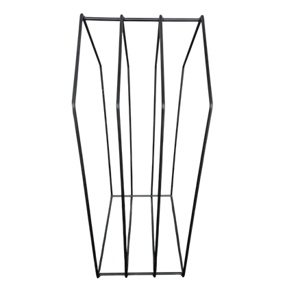 Kaminholzregal Kaminregal Holzregal schwarz Haus Massiv Metall schwarz 79x39x30