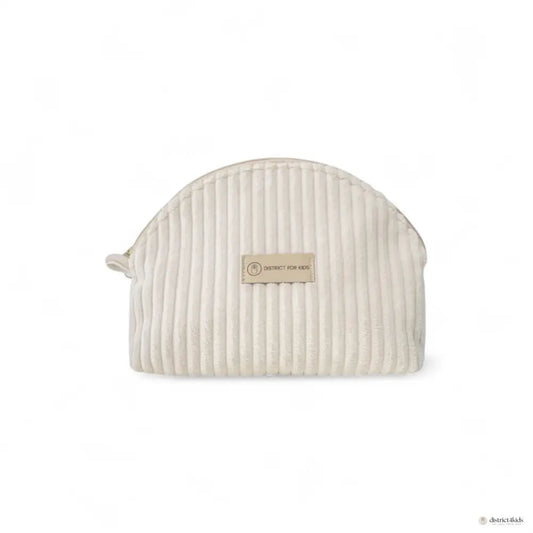 Corduroy cosmetic bag
