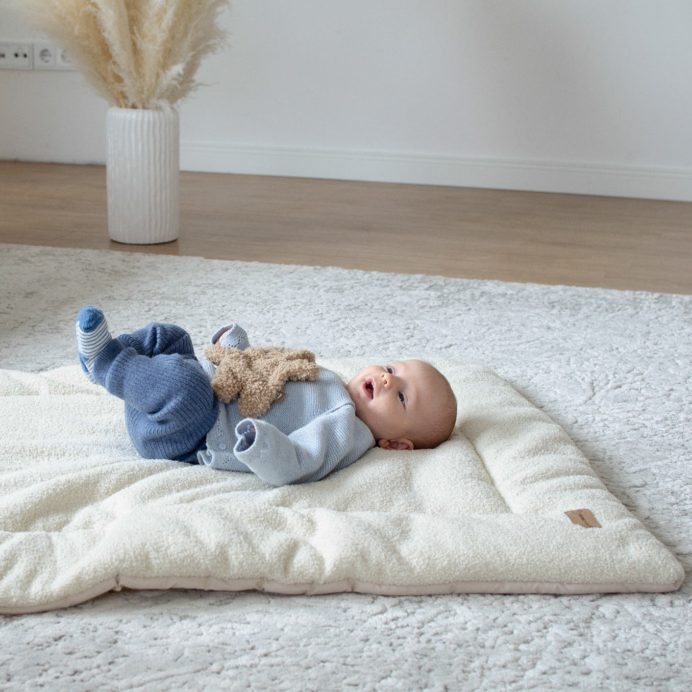 Krabbeldecke Teddy Boucle - modern & kuschelig
