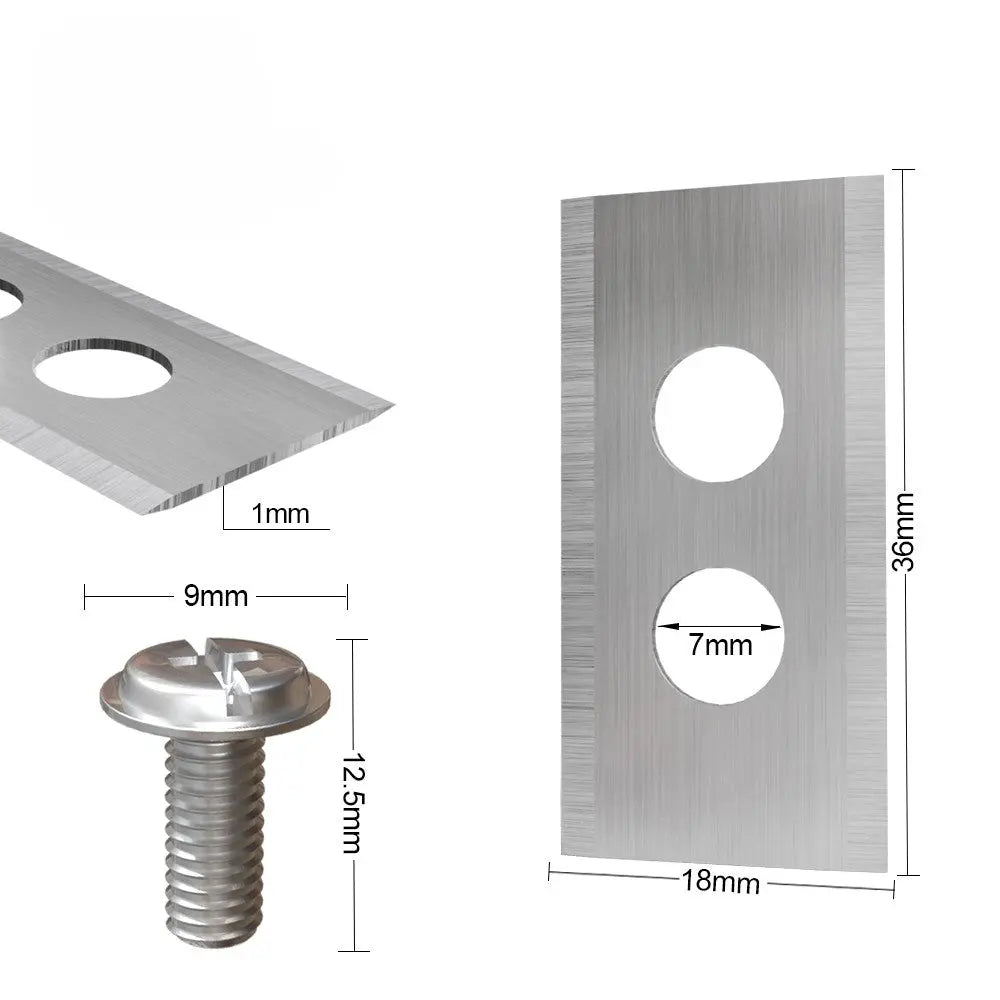 LandXcape LX790i, LX791, LX791i Mähroboter 2-Loch Edelstahl Ersatzklingen – Ersatzmesser für Mähroboter (30 Stück)