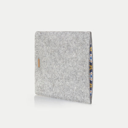 Dell Inspiron Sleeve | Felt and Organic Cotton | Light Gray - Bloom | Model "LET"