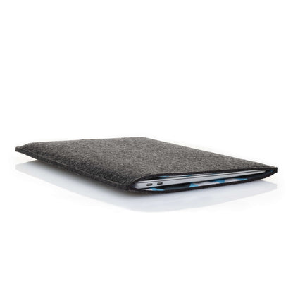 Hülle für Lenovo IdeaPad Gaming 3 | aus Filz und Bio-Baumwolle | anthrazit - Shapes | Modell "LET"