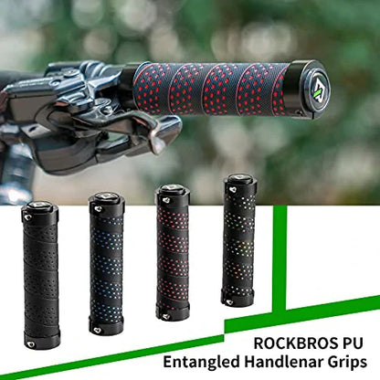 Lenkergriffe Anti-Rutsch Fahrradgriffe Lock-On Design Fahrrad Griffe