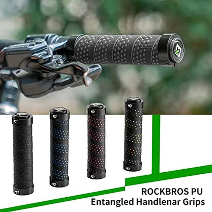 Lenkergriffe Anti-Rutsch Fahrradgriffe Lock-On Design Fahrrad Griffe