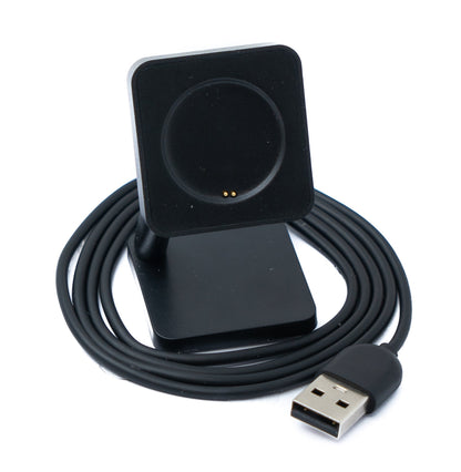 USB 2.0 Kabel 100 cm Ladestation für OnePlus Watch 1 in Schwarz