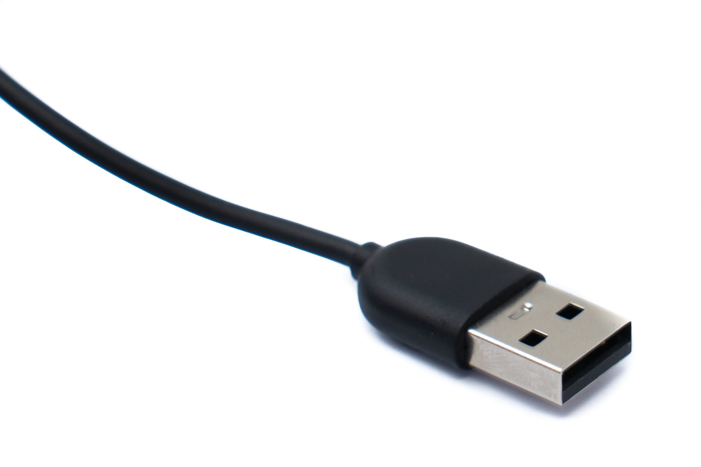 USB 2.0 Kabel 100 cm Ladestation für OnePlus Watch 1 in Schwarz
